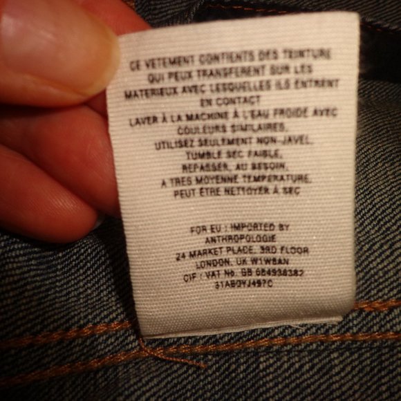 FIRM NWOT Anthropologie Pilcro & the Letterpress Avie Dm Jacket SP Leather Tabs - Picture 16 of 16